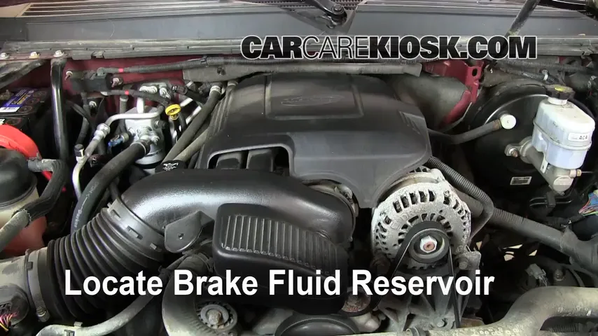 2008 GMC Yukon Denali 6.2L V8 Brake Fluid Check Fluid Level